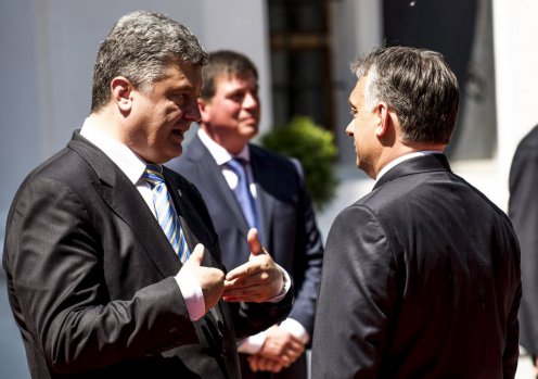  Petro Porosenko új ukrán elnök, Orbán Viktor magyar kormányfő